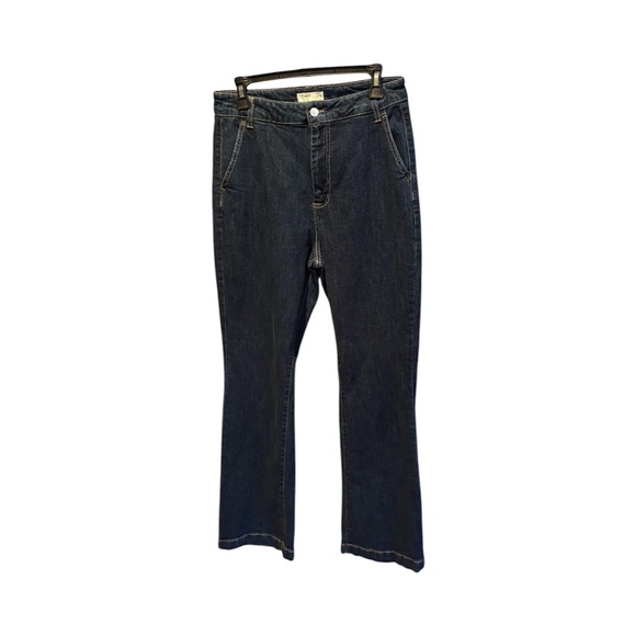 Oat New York Women's High Rise Wide Leg Jeans Size 10/30 - Picture 1 of 6